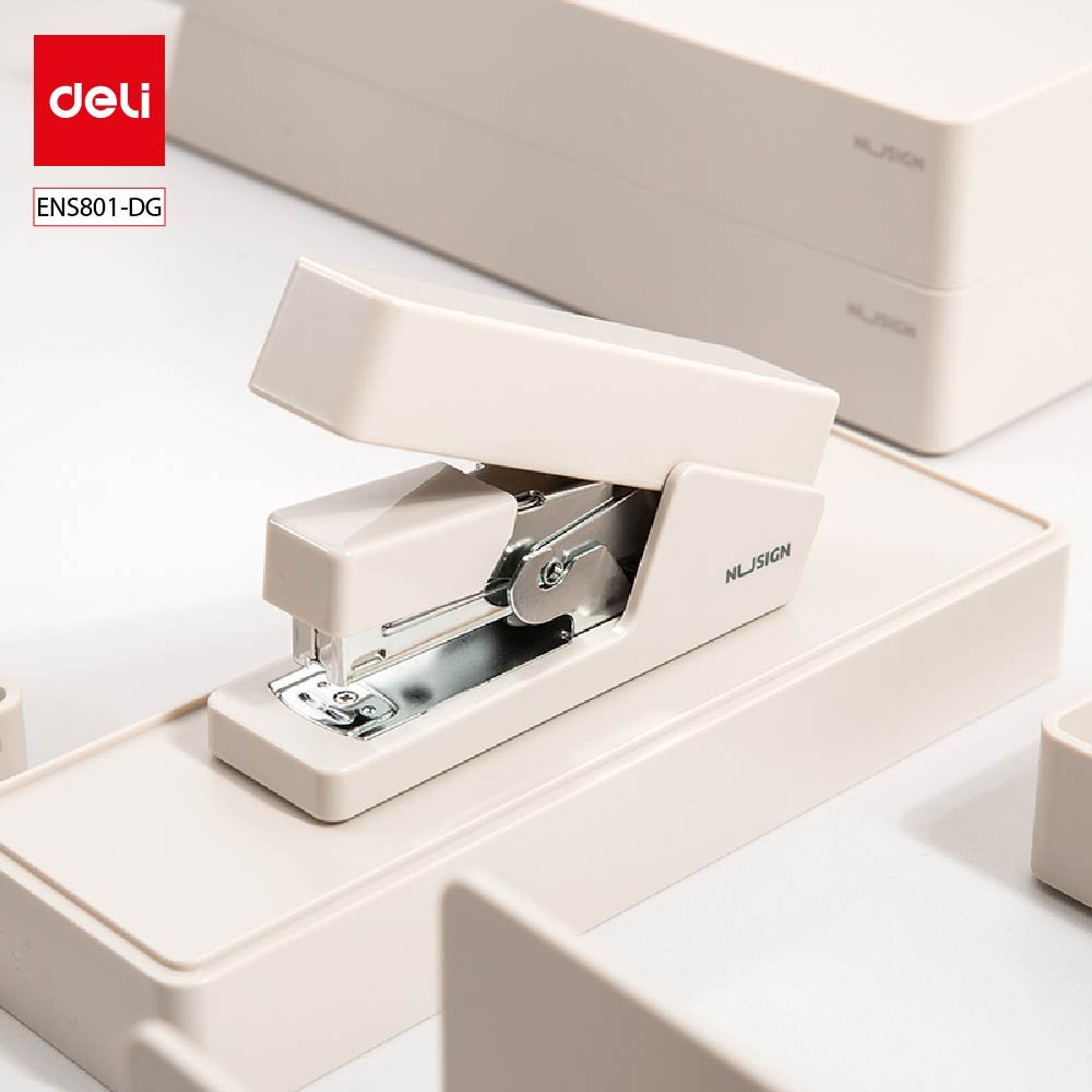 ديلي خرازة مكتبية هيدروليك - 25 صفحة - كبسة - 24/6 & 26/6 - (أبيض - رمادي - زهر - أخضر - أزرق) - ENS081